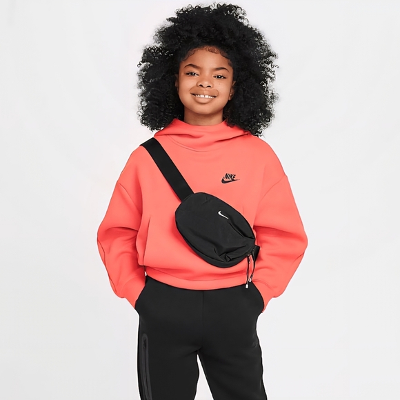 NWT Nike Tech Fleece Oversized Hoodie, Girls Med & Lg - Picture 6 of 8